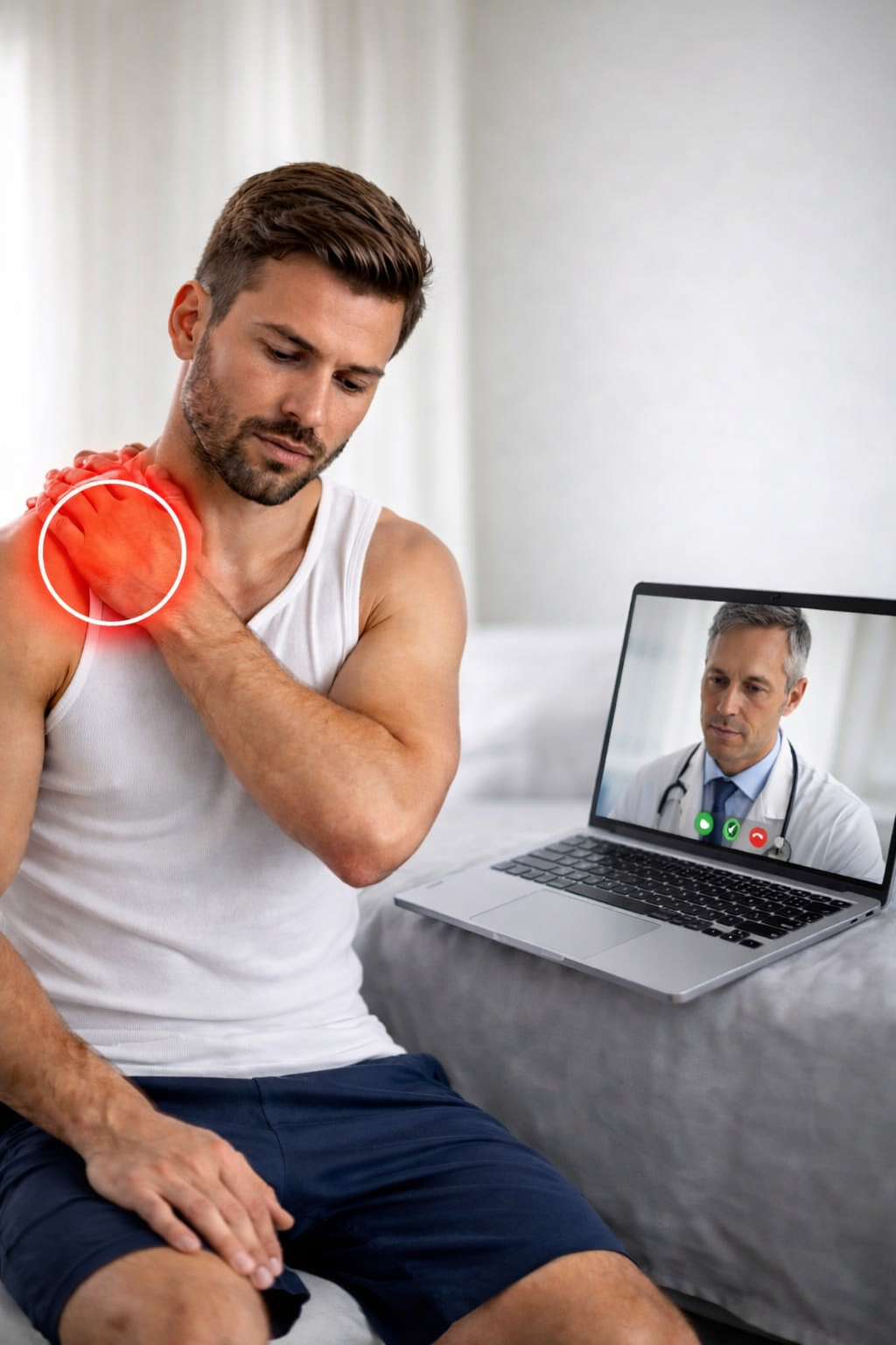 Sports and gym-related injuries requiring guided rehabilitation